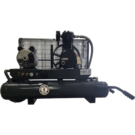 Industrial Gold 2Hp, 110V, 60Hz, 10 Gallon, Wheel Barrow Style, Portable Air Comp. P21H10